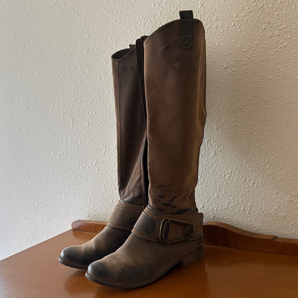 Women’s Brown Tall Riding Boots